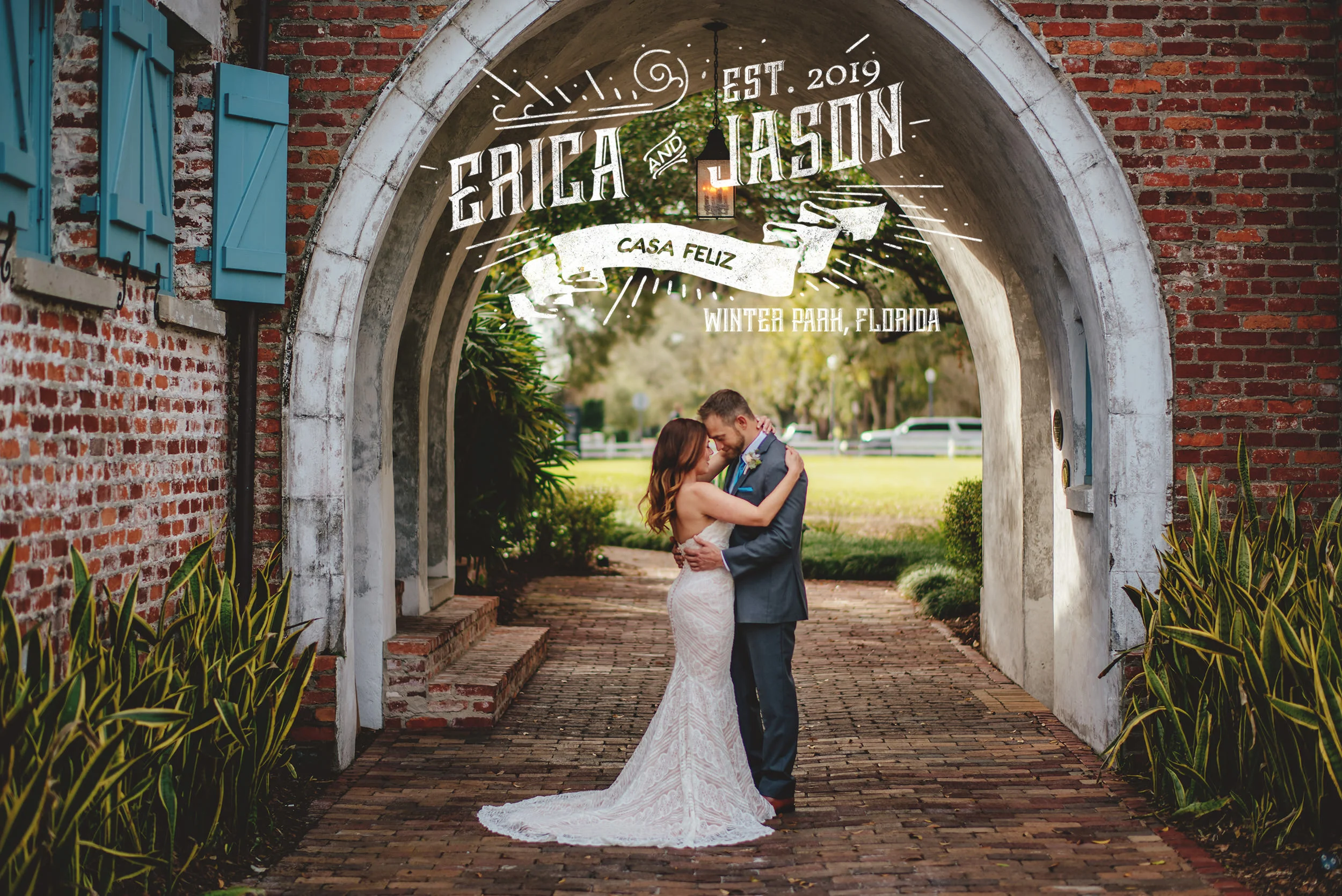 Intimate Casa Feliz Wedding | Winter Park, FL | Erica + Jason