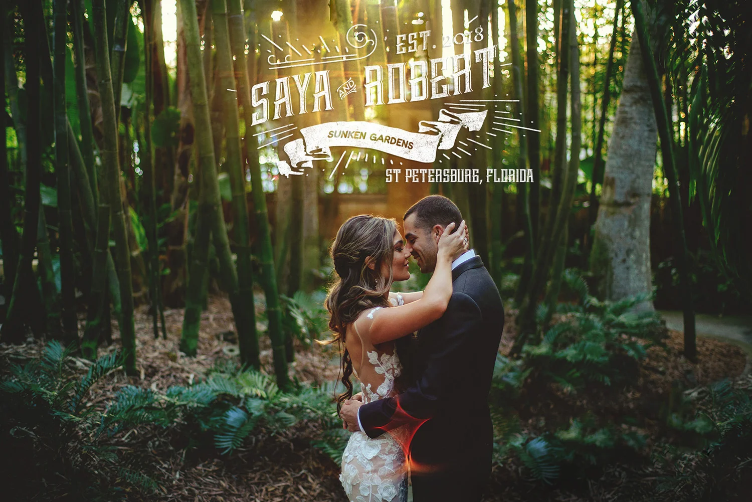 Sunken Gardens Wedding | St. Petersburg, FL | Saya + Rob
