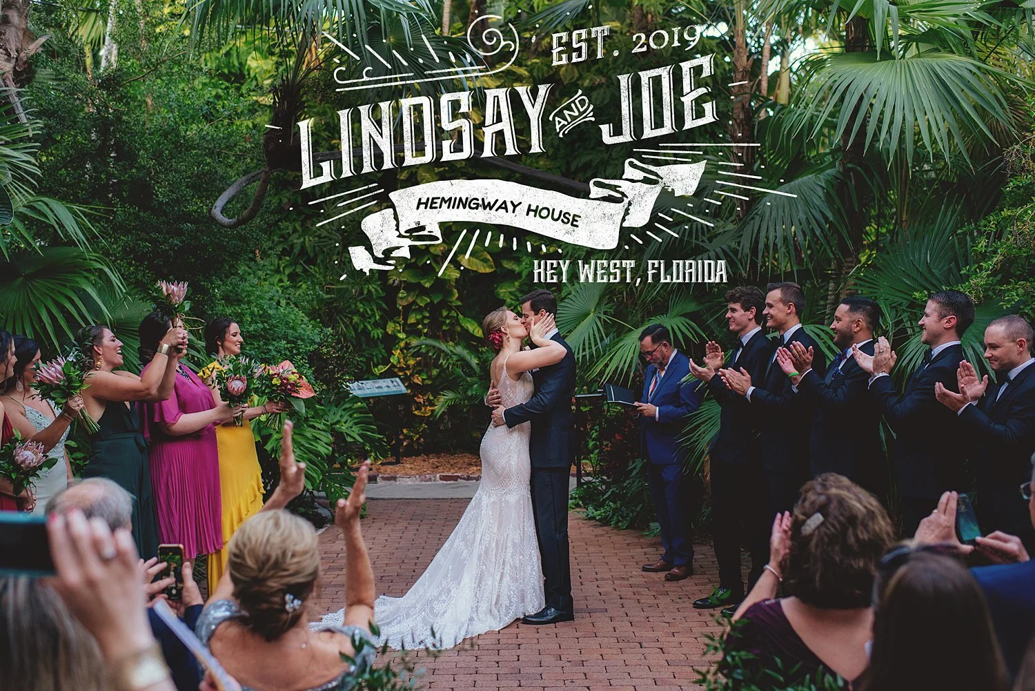 Lindsay + Joe | Hemingway House | Key West, FL