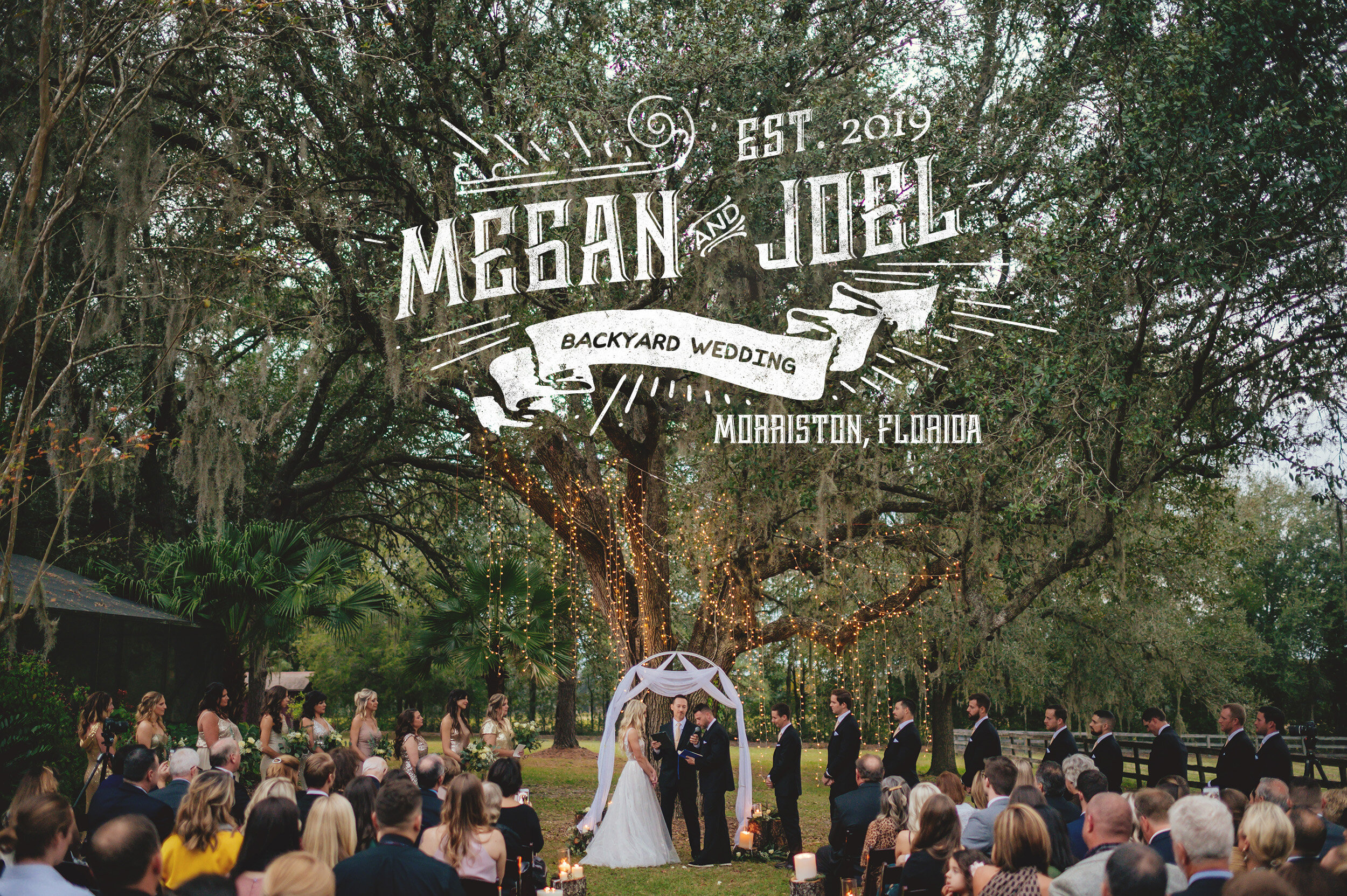 Megan + Joel | Backyard Wedding | Morriston, FL