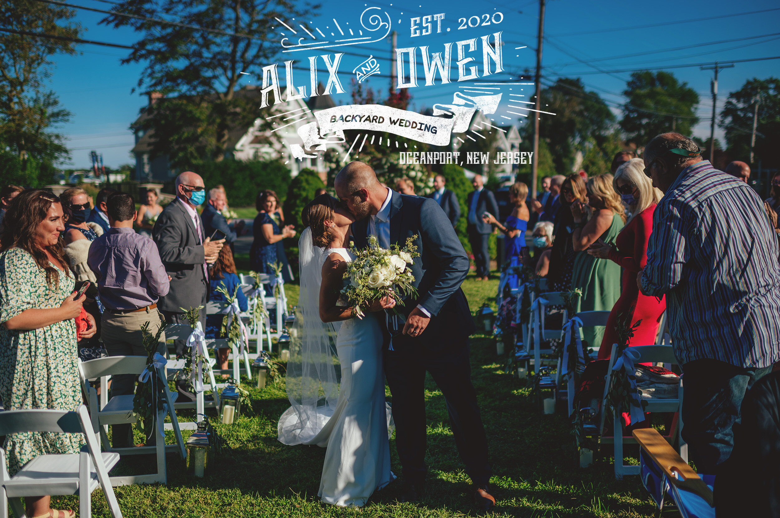 Alix + Owen | Backyard Wedding | Oceanport, NJ