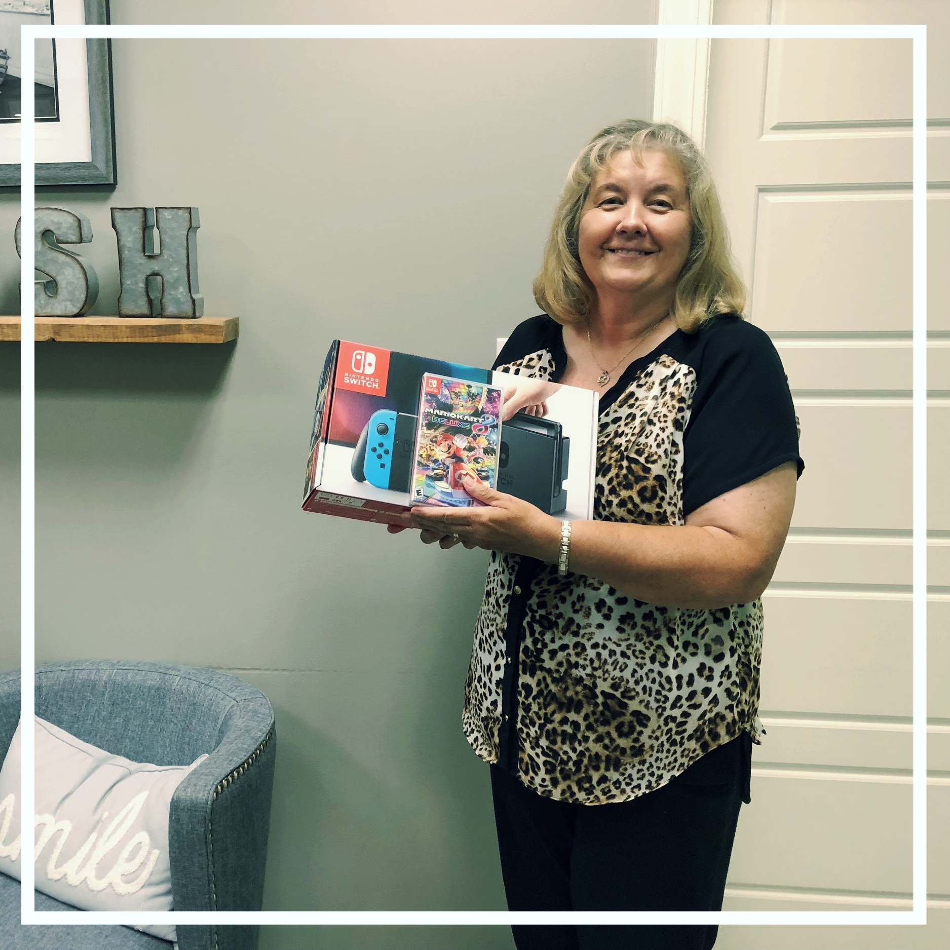 September's Nintendo Switch Winner: Debra Parsley of Williamson, WV