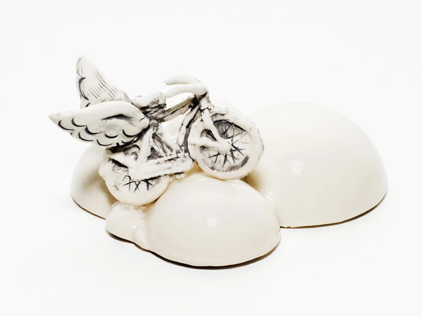Flicycle Brooch.