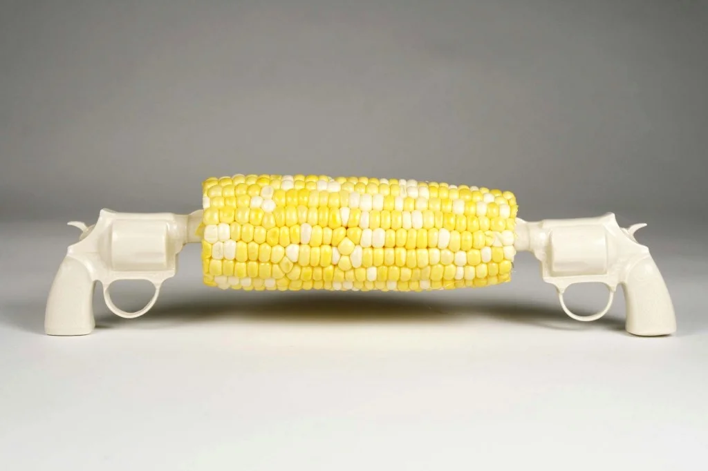 Gun Corn on the Cob Holders, photo by Nick Chase