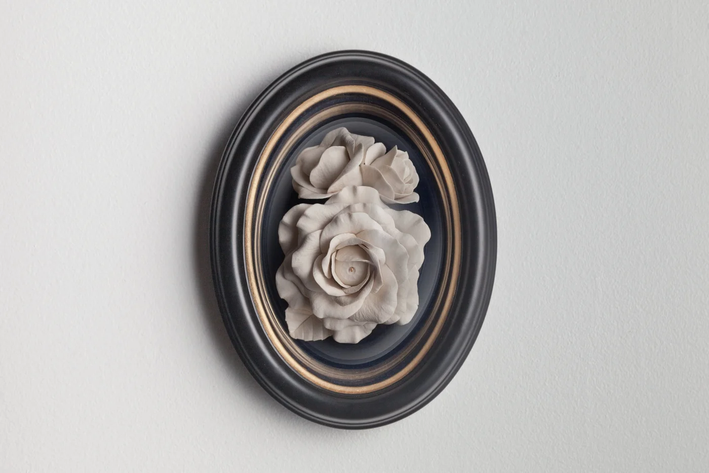 Blooming eye, Rose on Indigo. (sold)