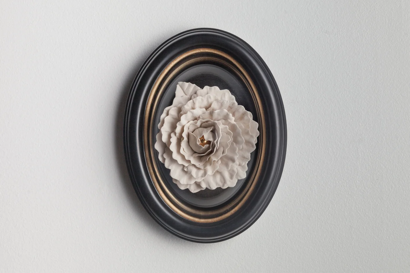 Peony on Black. (sold)