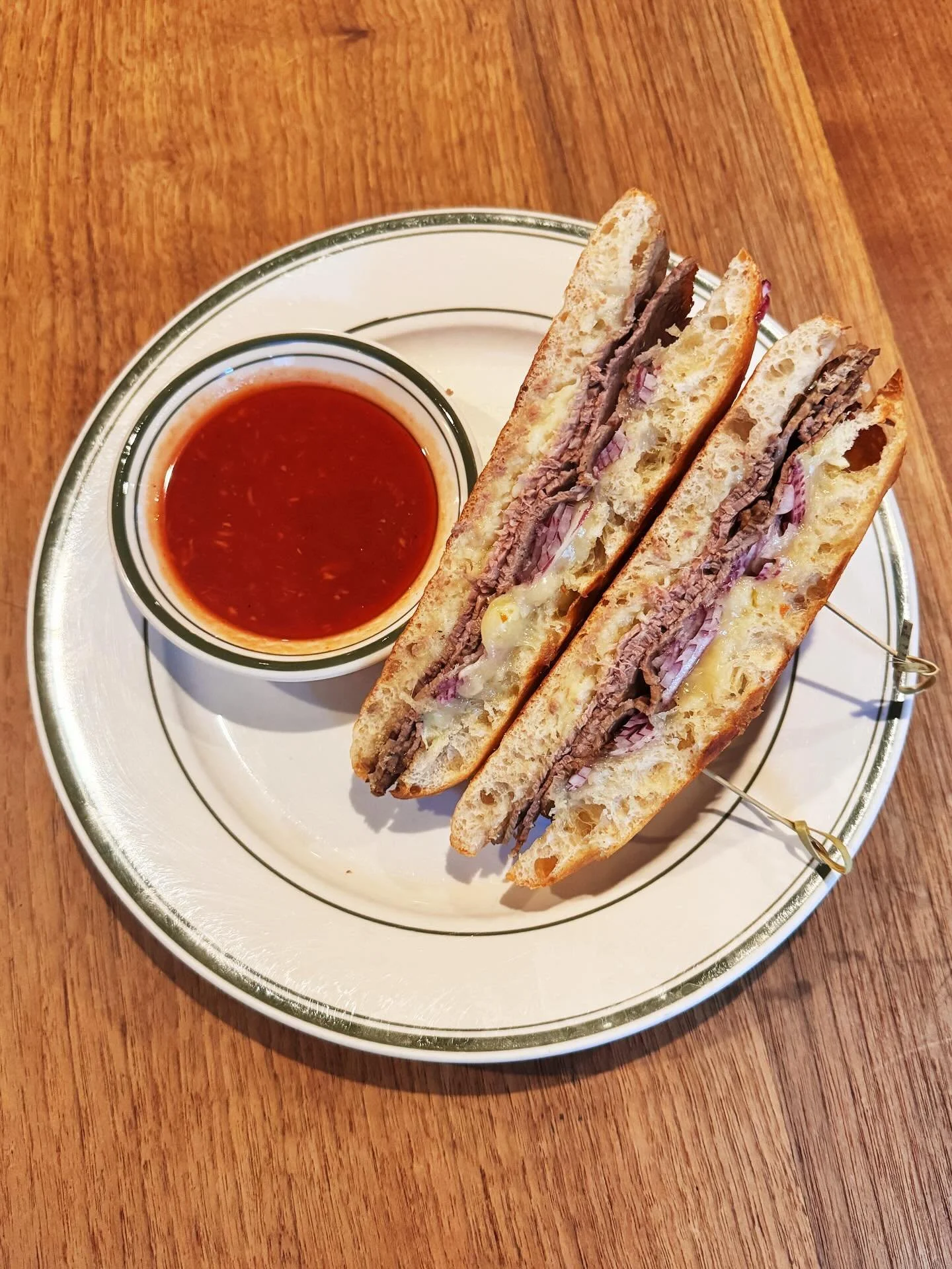 Forget the bloody rain. Focus on the Bloody Beast making its triumphant return!

SPECIALS OF THE WEEK

SANDWICH
Roast beef, cheddar, red onion &amp; Bloody Mary Au jus

PASTA
Beef sausage, kale, onion, hot red peppers &amp; bechamel