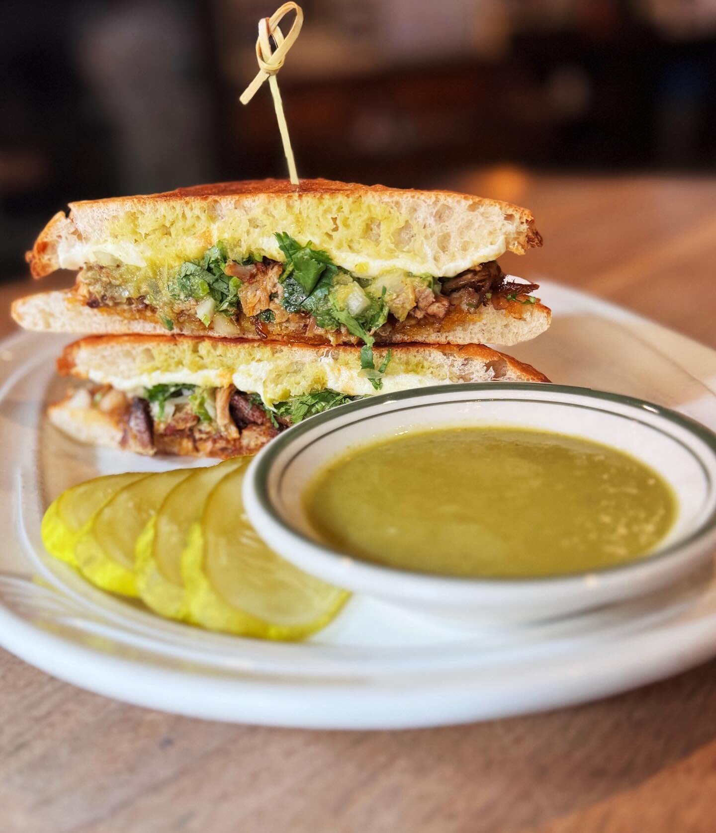 Holy cannoli Batman! This stuff is bananas! 

WEEKLY SPECIALS

SANDWICH
Pulled pork, fresh mozzarella, onion, cilantro &amp; salsa verde dipping sauce

PASTA
Grilled chicken, onion, hot red pepper, kimchi &amp; bechamel