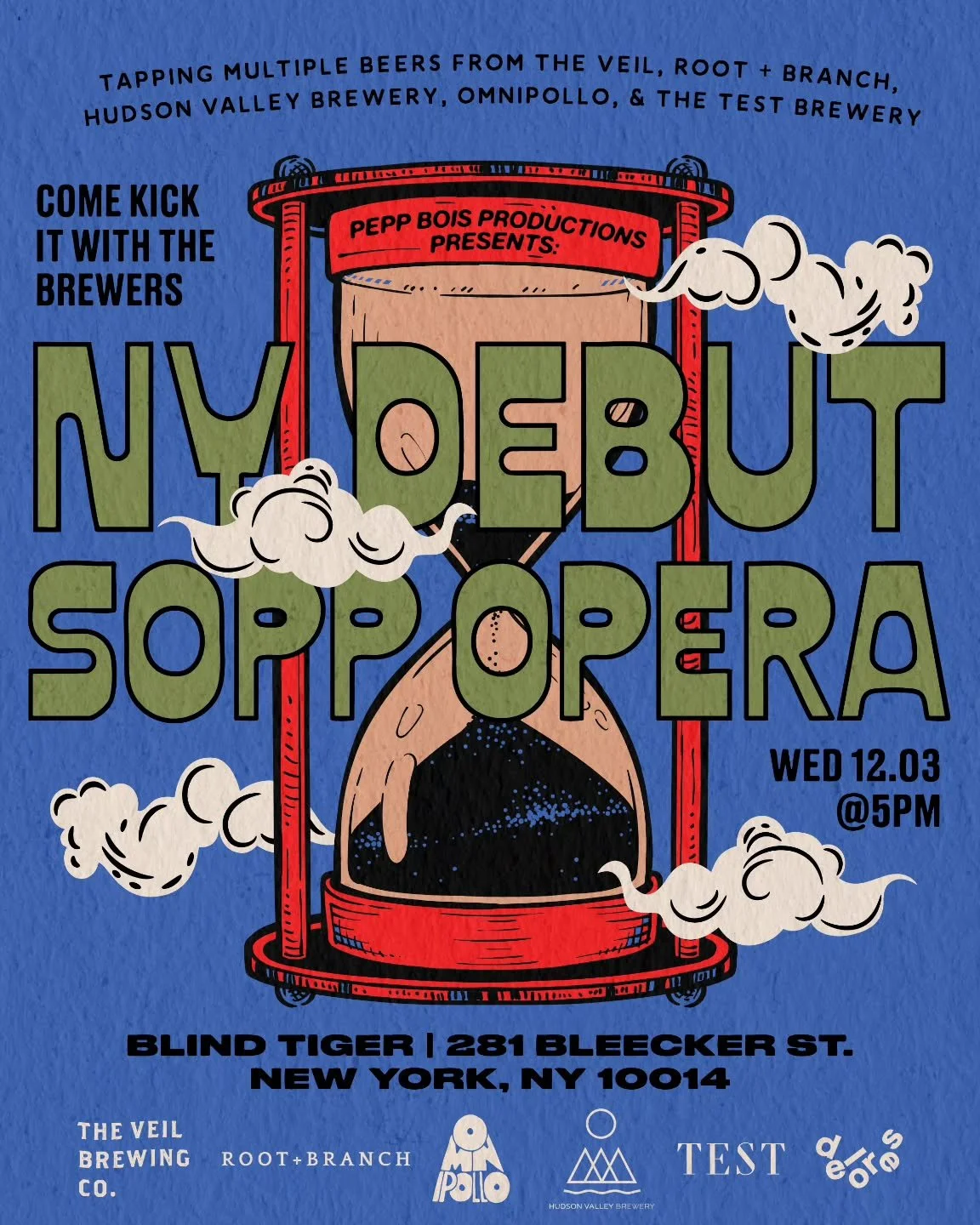 Go ahead and mark those calendars- there's an event you won't want to miss after you get back from spending the Thanksgiving weekend with your family. Wednesday, December 3rd is the NYC debut of the awesome Hot Honey Soppressata Pizza-inspired rauchb