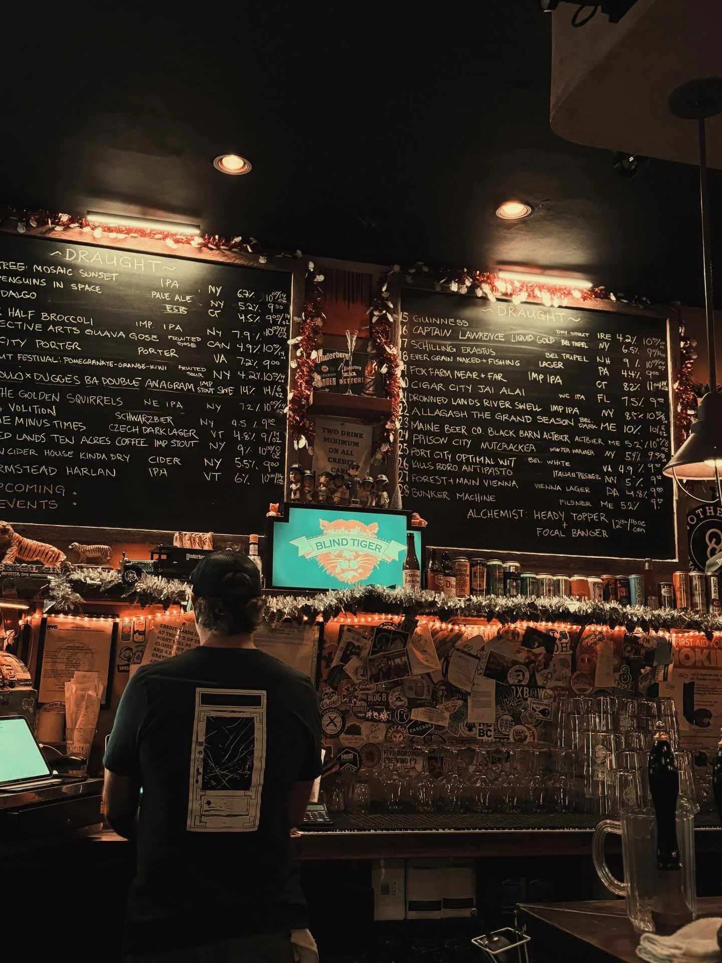 Don&rsquo;t worry everyone. @jbv_17 isn&rsquo;t actually working, just looking pretty for a photo. 

JUST TAPPED
@foambrewers The Minus Times - Dark Czech Lager
@schillingbeerco Erastus - Belgian Tripel
@foxfarmbeer Bear &amp; Far - Imp IPA