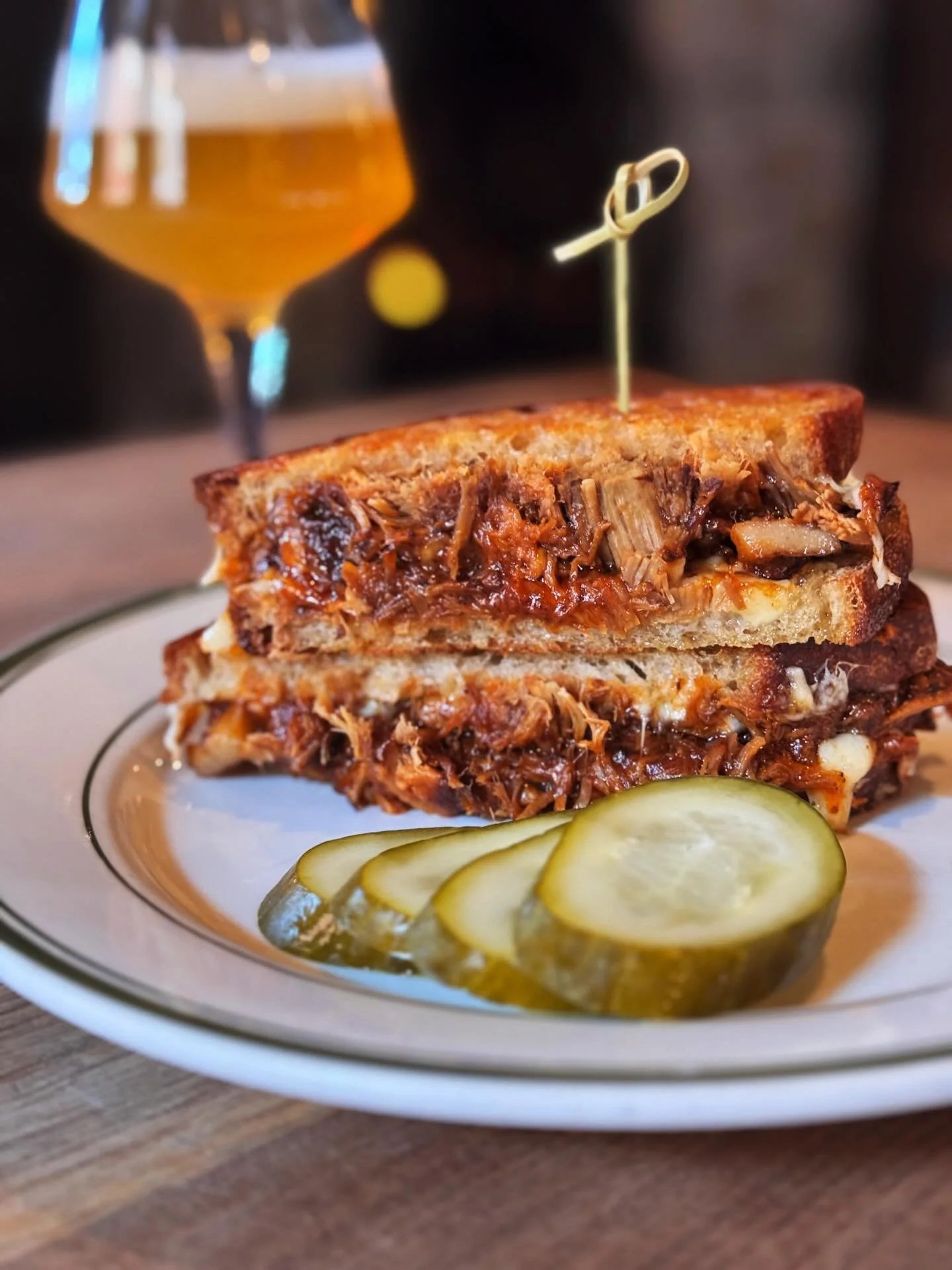 You&rsquo;ve all asked, we&rsquo;re delivering. @alch3mistb33r is back. 

WEEKLY SPECIALS

SANDWICH
Birria pulled pork, melted cheddar &amp; BBQ sauce

PASTA
Grilled chicken, bacon, basil pesto, roasted red peppers &amp; bechamel