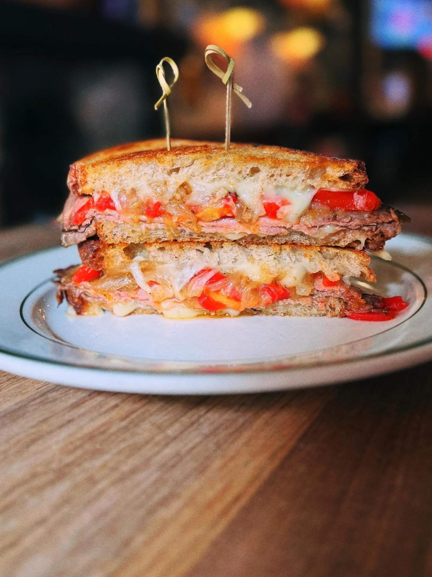 What&rsquo;s the difference between roast beef and pea soup? Anyone can roast beef. Anyway, here are the weekly specials. 

SANDWICH
Roast beef, provolone, caramelized onion &amp; roasted red peppers 

PASTA
Grilled chicken, kale, kimchi, onion &amp;