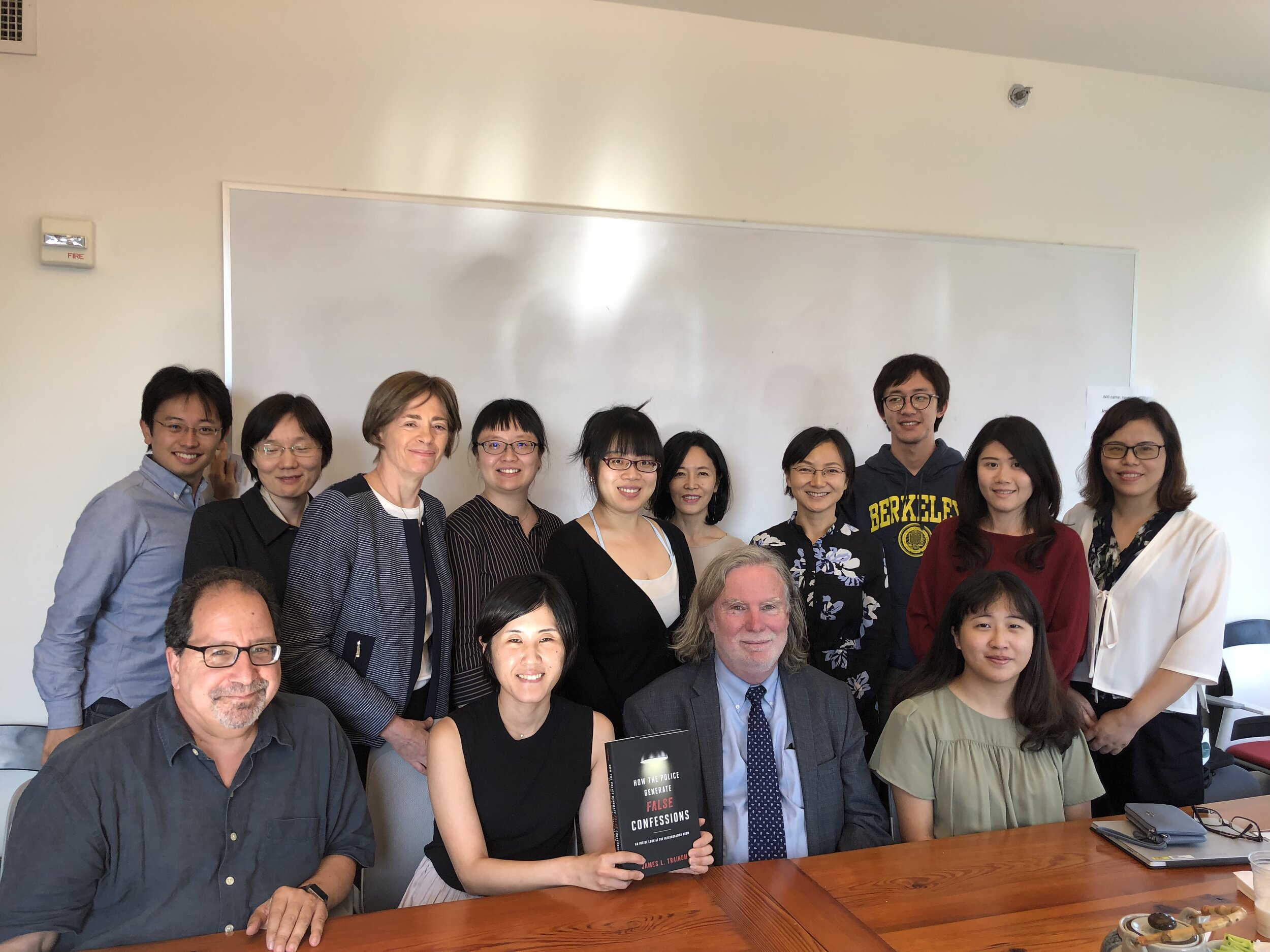 Group photo with James Trainum, journalist