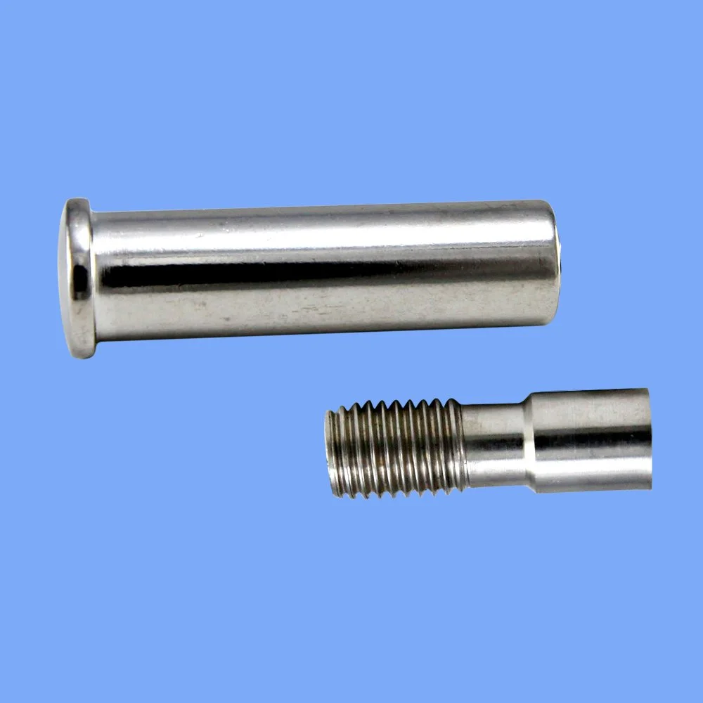 STAINLESS STEEL STREAMLINE RECEIVER & STUD FOR 1/4" CABLE - T316