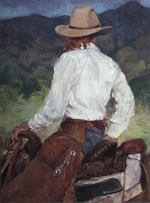 Backup , oil, 27.5 x 21 inches, 2013