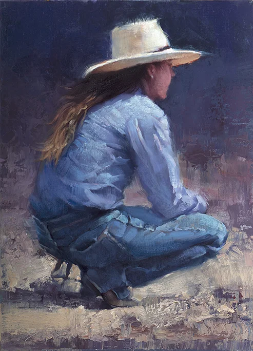 Trouble Shooting , oil, 19 x 14 inches, 2014