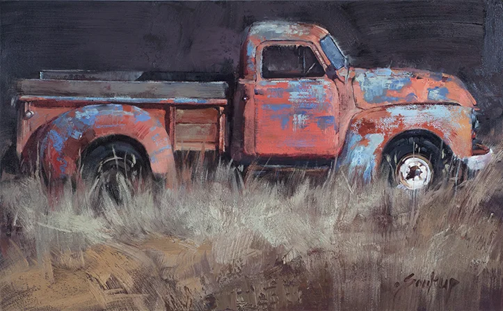 ©2013, Jill Soukup, Patches , oil, 32 x 52 inches