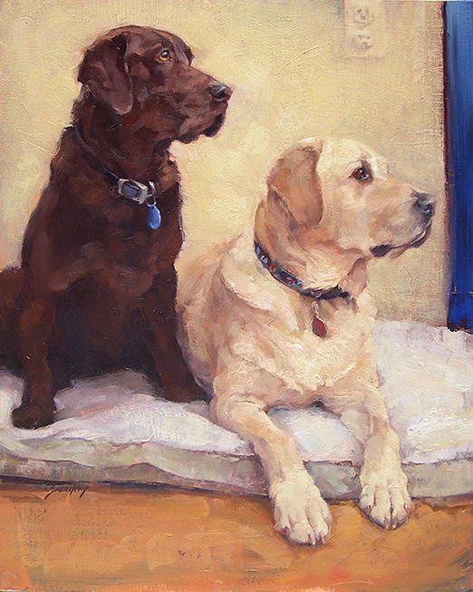 Chocolate & Vanilla , oil, 30 x 24 inches, 2006