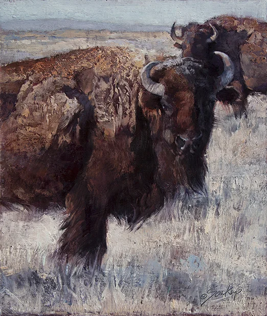 ©2017, Jill Soukup, Early Frost , oil, 13 x 11 inches
