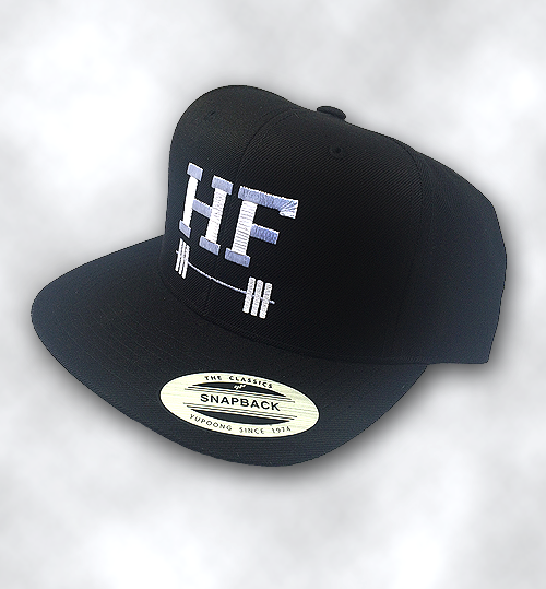 Hassle Free black snapback cap