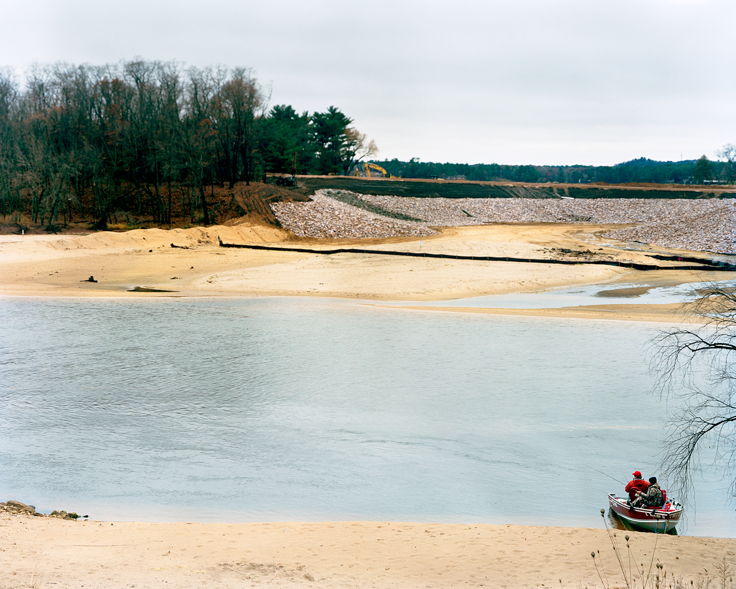 Fishermen, Wisconsin River. Wisconsin Dells, Wisconsin