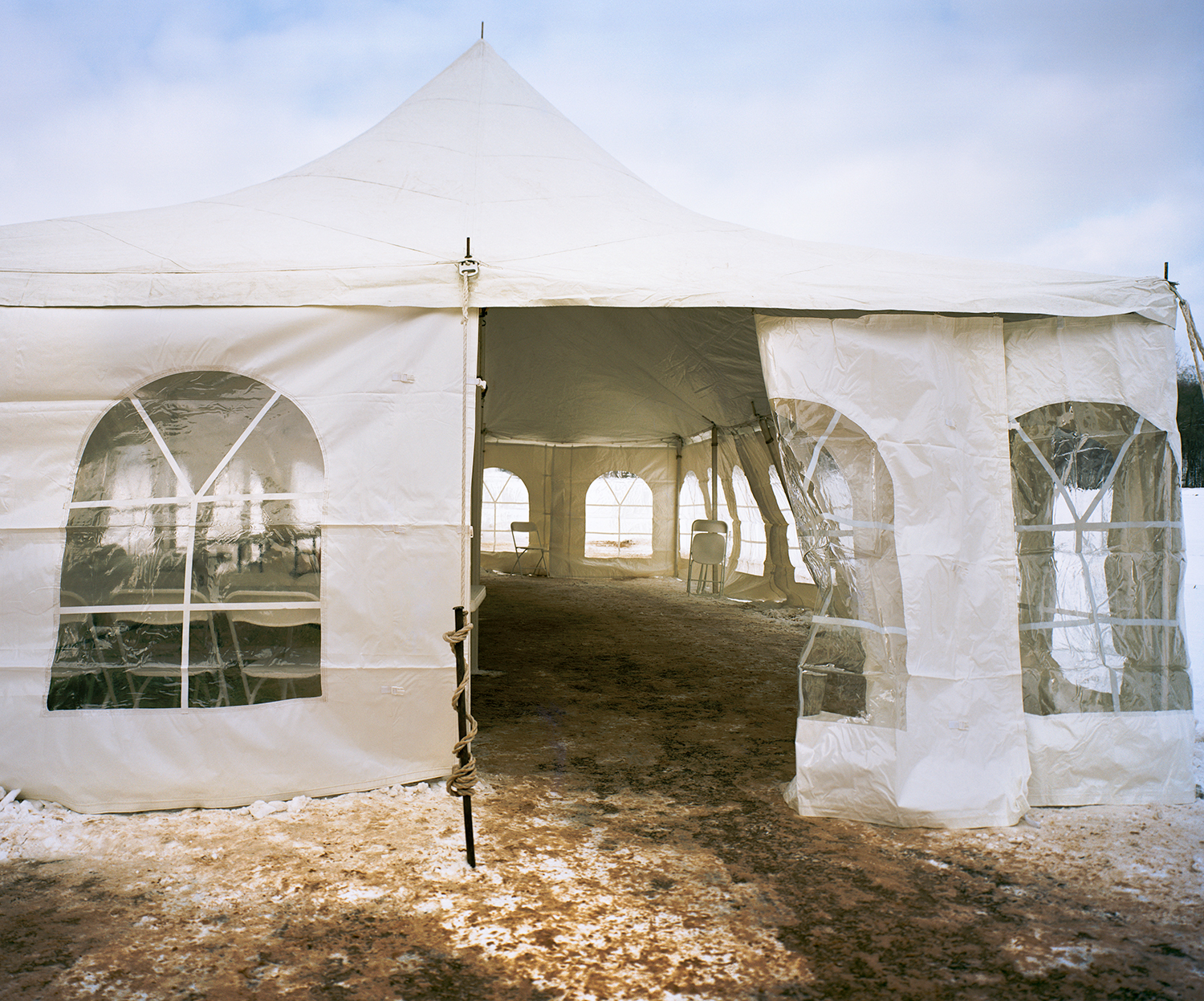 Tent, Ceremony for New Dam, Lake Delton, Wisconsin