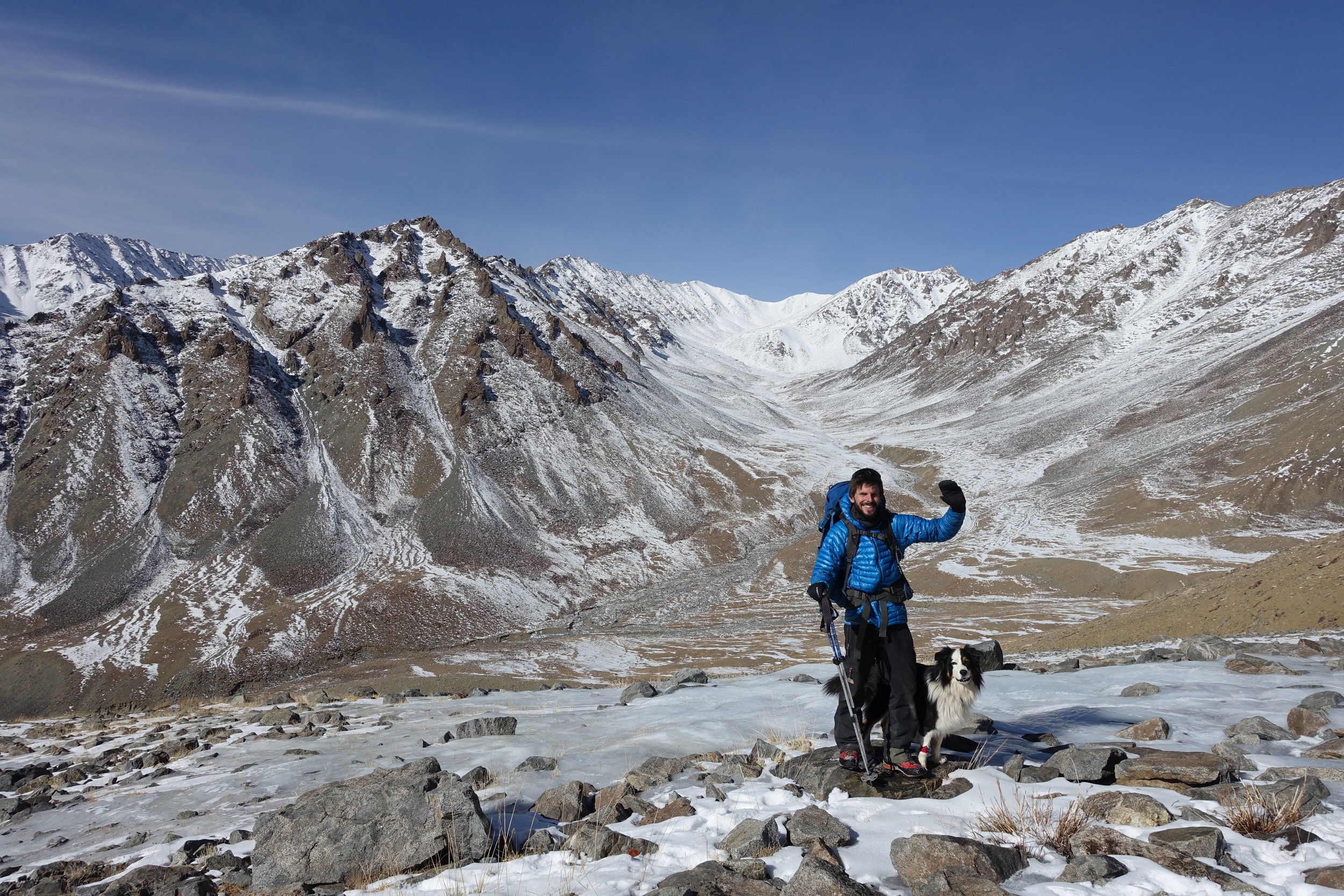 Trekking up to 5000m to find traces of glacial ice