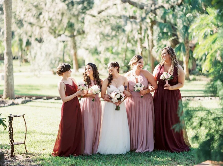 estate on the halifax in daytona beach, port orange fl wedding photos, bridesmaids