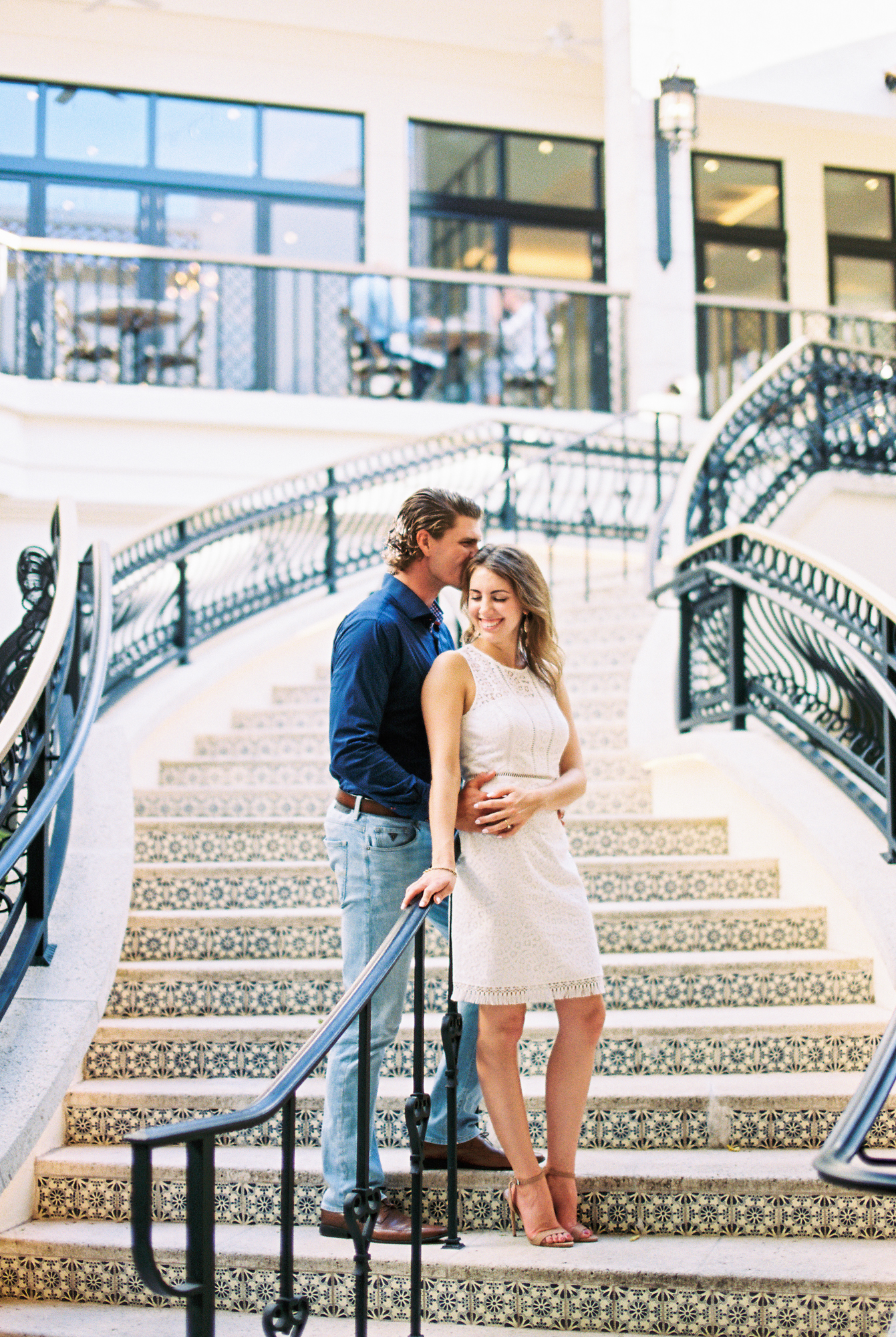 Kaylae and David's Palm Beach Worth Avenue Engagement Session