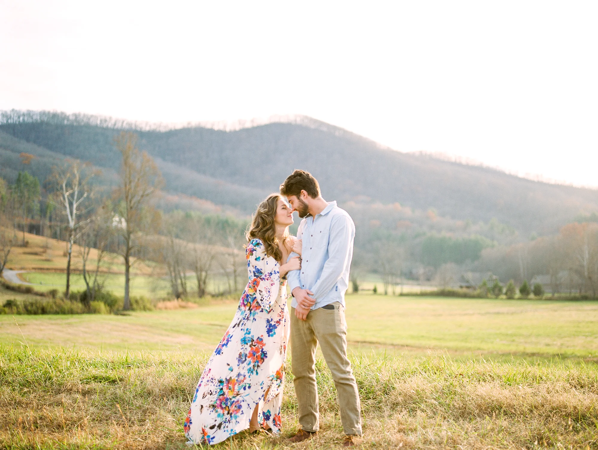 north georgia mountain engagement photos hiawassee