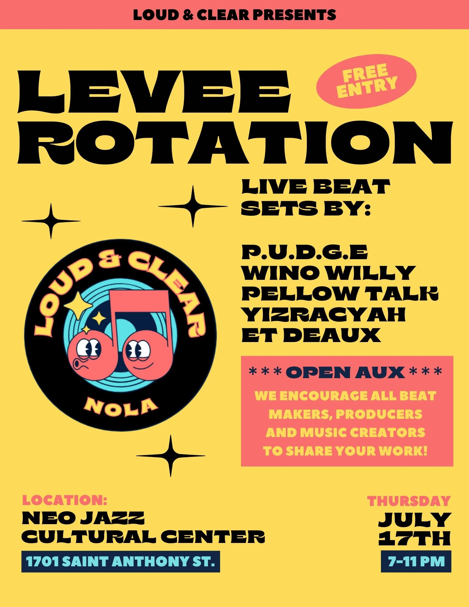 LEVEE ROTATION - New Orleans, LA (BEAT SET)