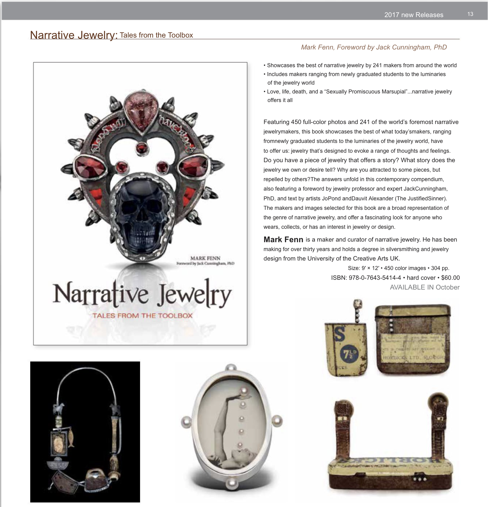 Narrative Jewelry Taster page