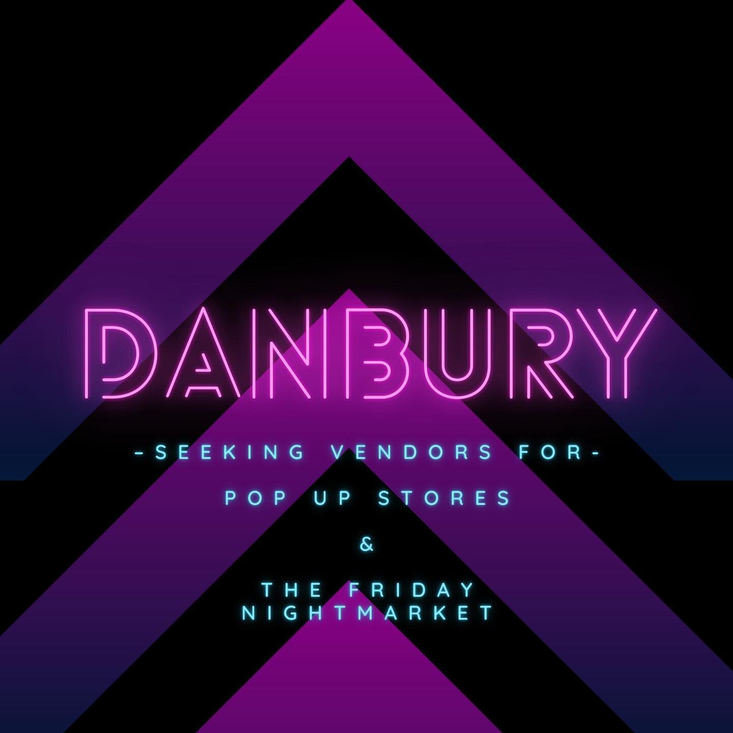 We&rsquo;re working with @citycenterdanbury to program Main Street every Friday starting in June from 4-7!
.
.
We&rsquo;re looking for vendors interested in our night market and pop up storefronts! Know someone? Drop us a line soon! Space is limited!