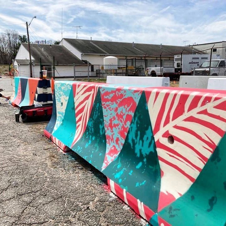 Checkout these 🤩 AMAZING barriers created by @benkellerct and @ctmurals 😍
.
.
Placemaking can take many shapes and forms. Sometimes, turning bland gray Jersey barriers into works of art can create a vibe.
.
.
#publicart #placemaking #creativeplacem