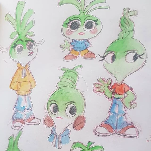 Some watercolour doodles #doodles sketches #illustration