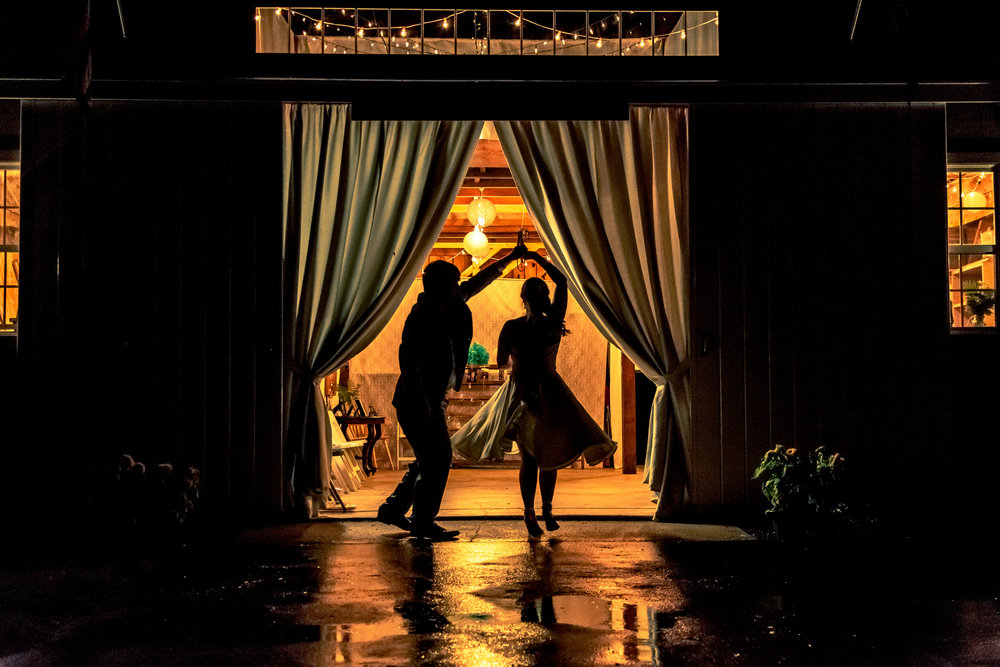 Ariele and Josh swing dancing