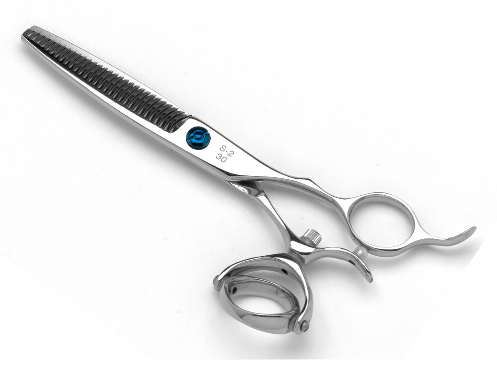 PET MAGASIN Professional Thinning Scissors with Toothed Blade