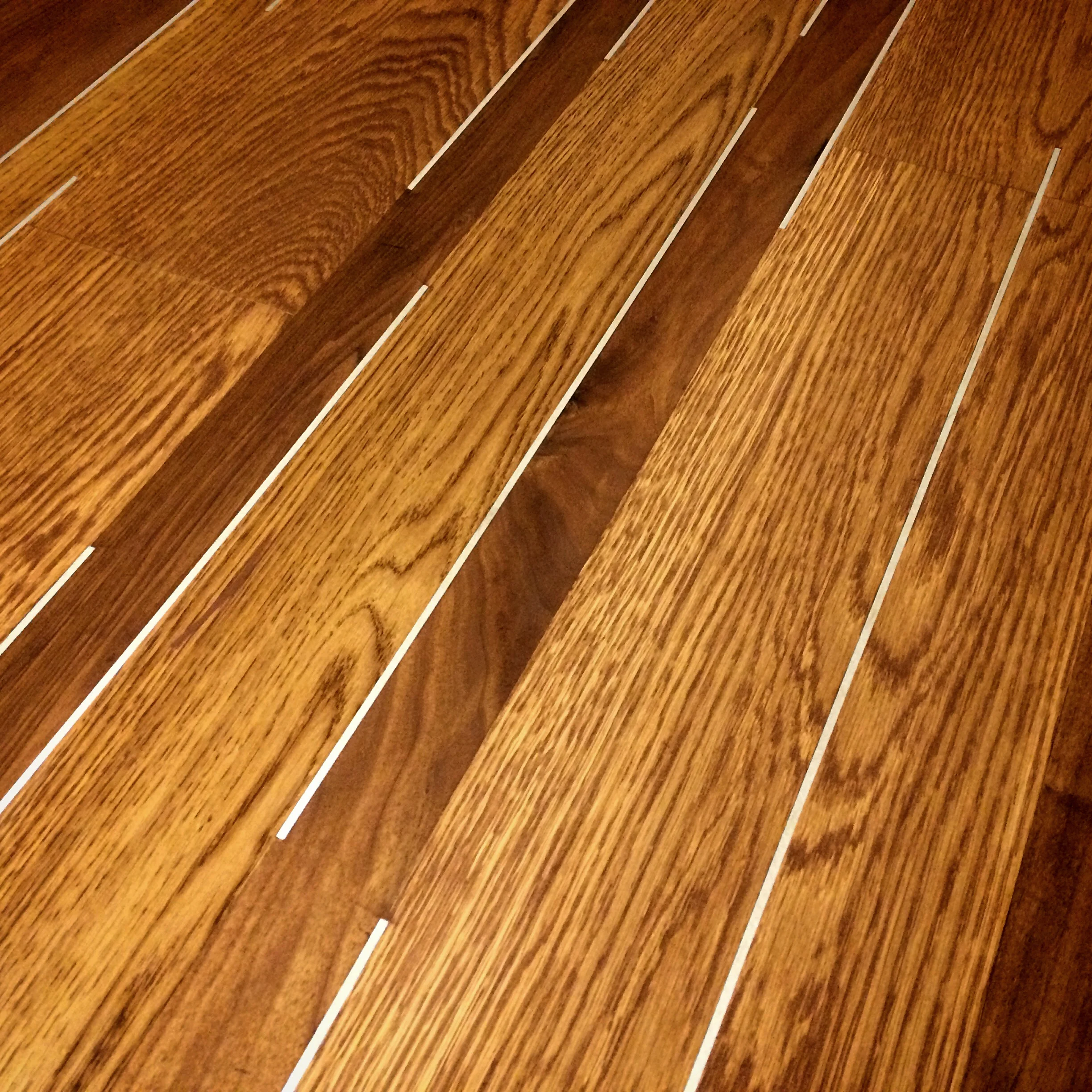 Aluminum inlay detail.