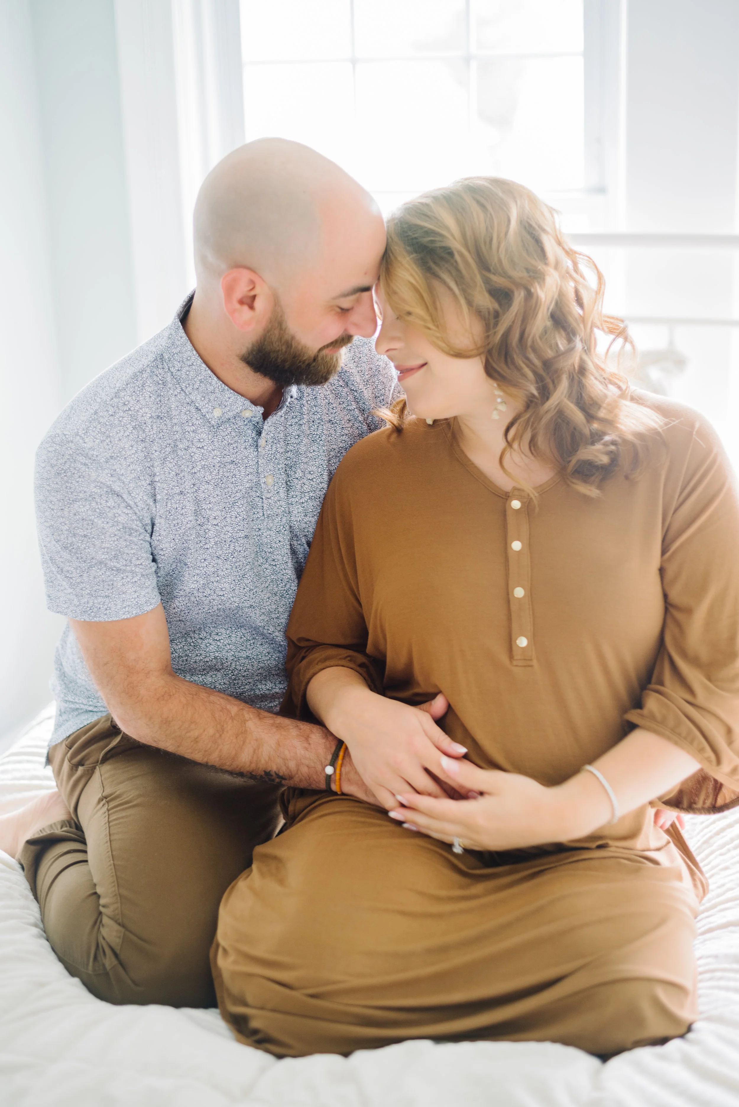 An Amber Kissed Maternity Session