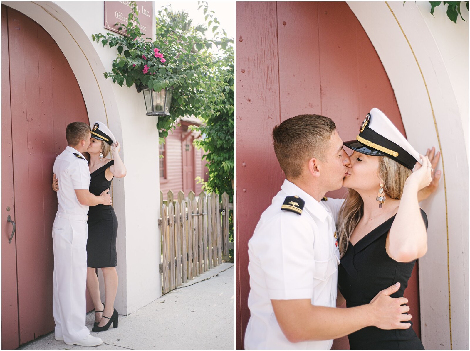  Engagement photos in downtown St. Augustine 