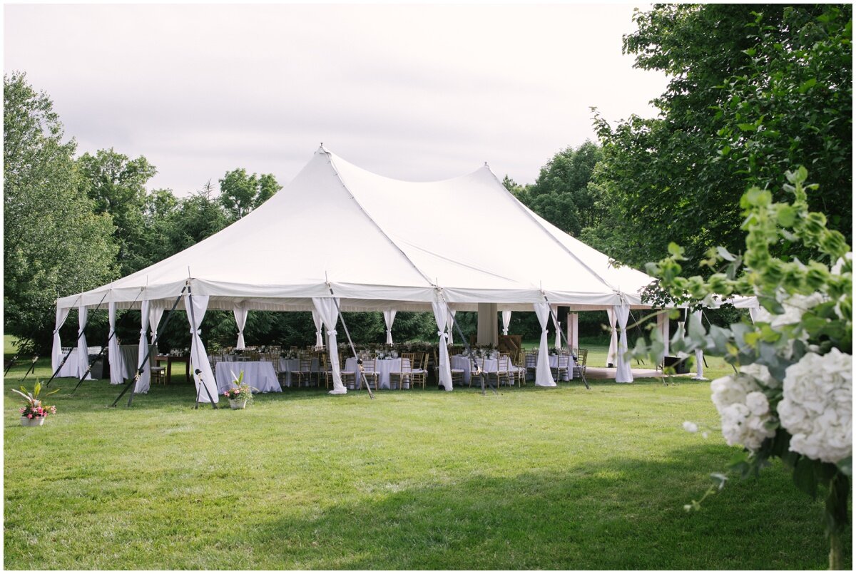  Tented backyard wedding in New Jersey at private estate wedding 