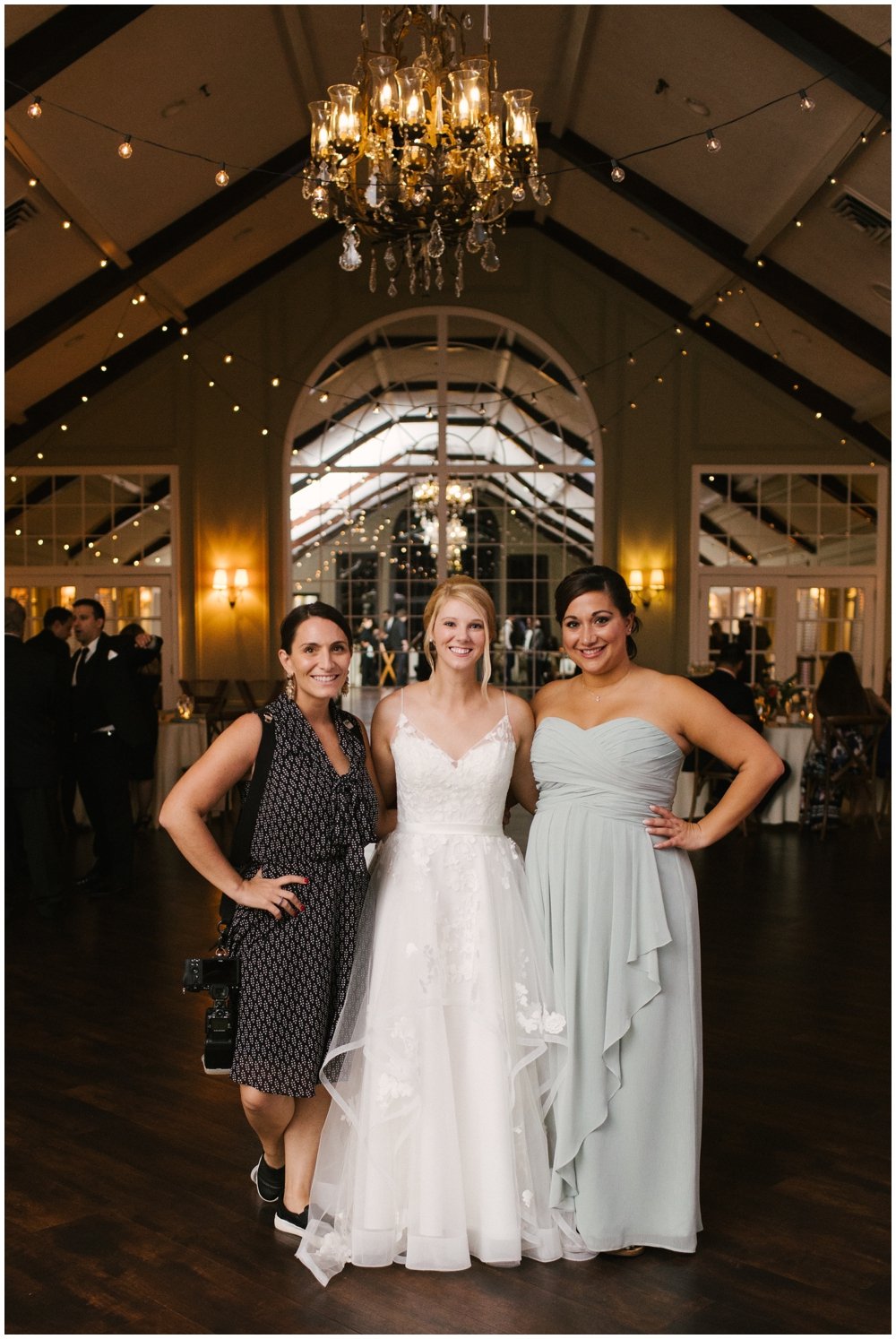Photographer posing with bride at Lake Mohawk Country Club Wedding | NKB Photo