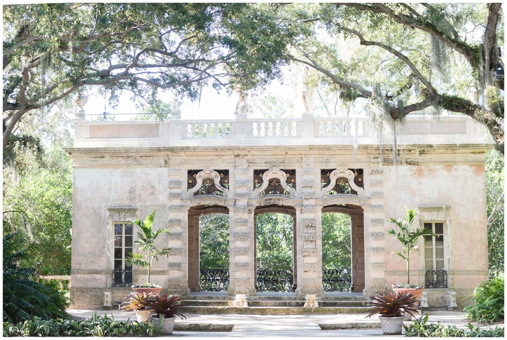 Architectural wall at Vizcaya Museum and Gardens | NKB Photo