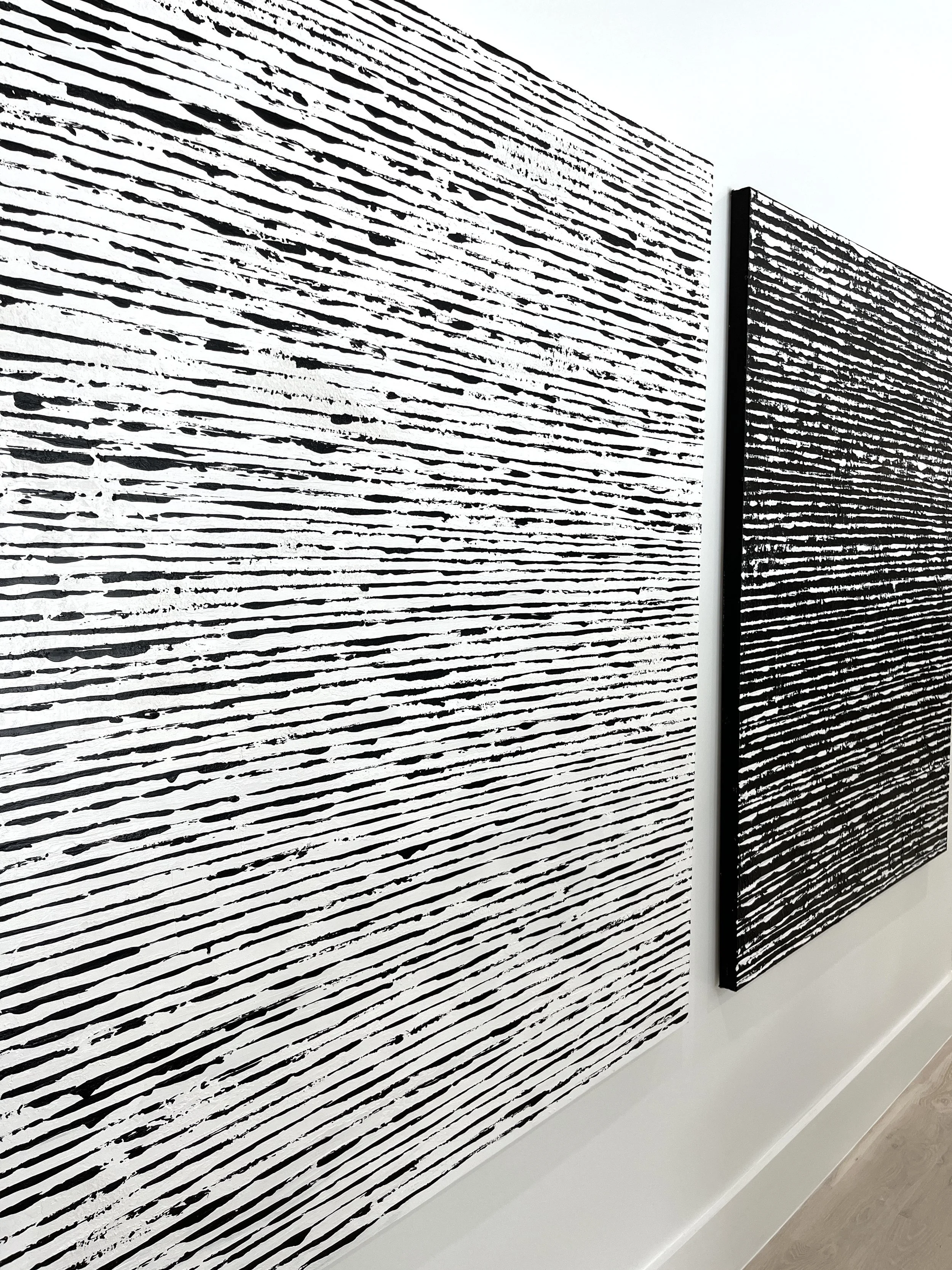 "minimalist diptych"