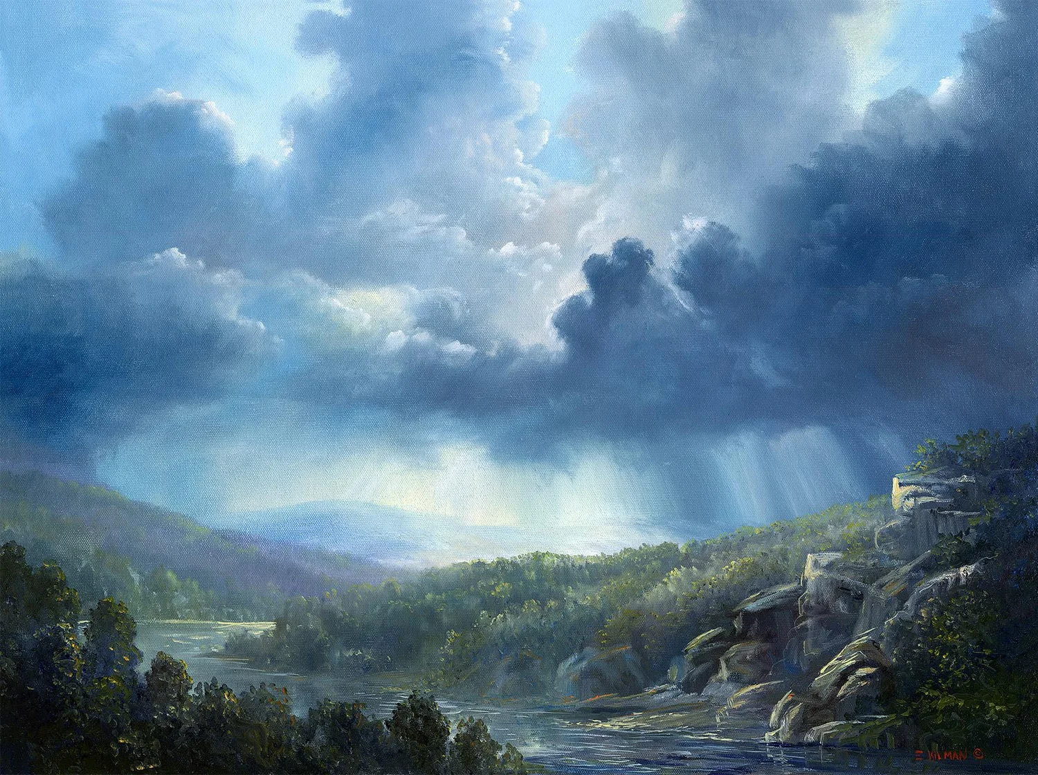 Jerry Yarnell Oil Painting