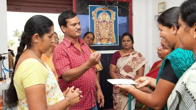 Muruganantham works with non-governmental organisations so his sanitary pads help as many women as possible