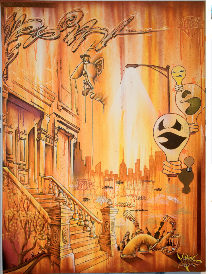 Brooklyn 2010 , mixed media, private collection