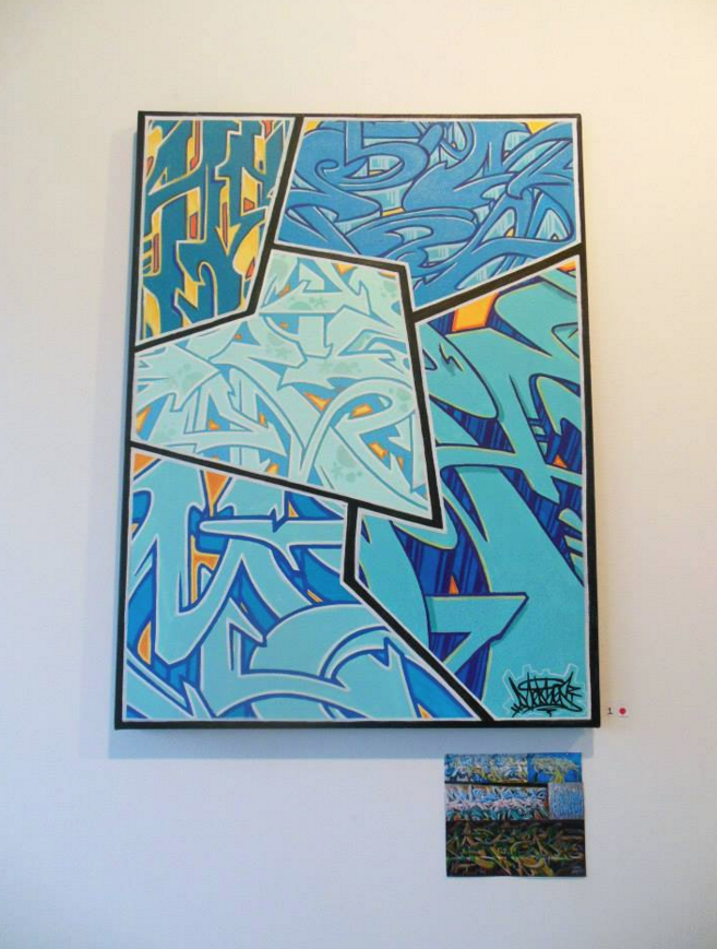 Reclaimed Solo show lowbrow, acrylic 2015 SOLD