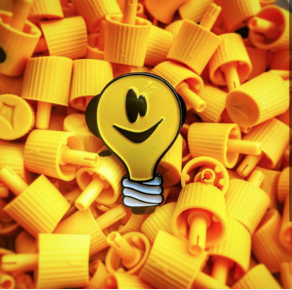 Bright ideas pins numbered and signed serie 1
