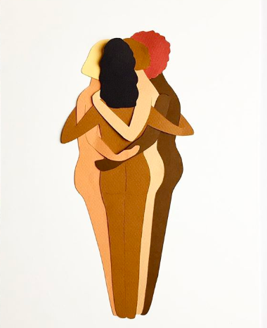 Paper cut-out by Kathryn Zaremba